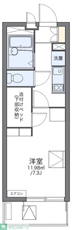 レオパレスフラッシュステージの物件間取画像